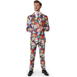 Casino Kostuum | Casino Icons Colour Jack | Man | Maat 52-54 | Carnaval kostuum | Verkleedkleding